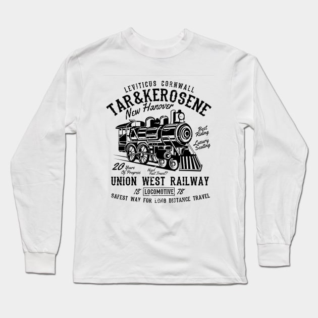 Cornwall Express Long Sleeve T-Shirt by Artisticmess